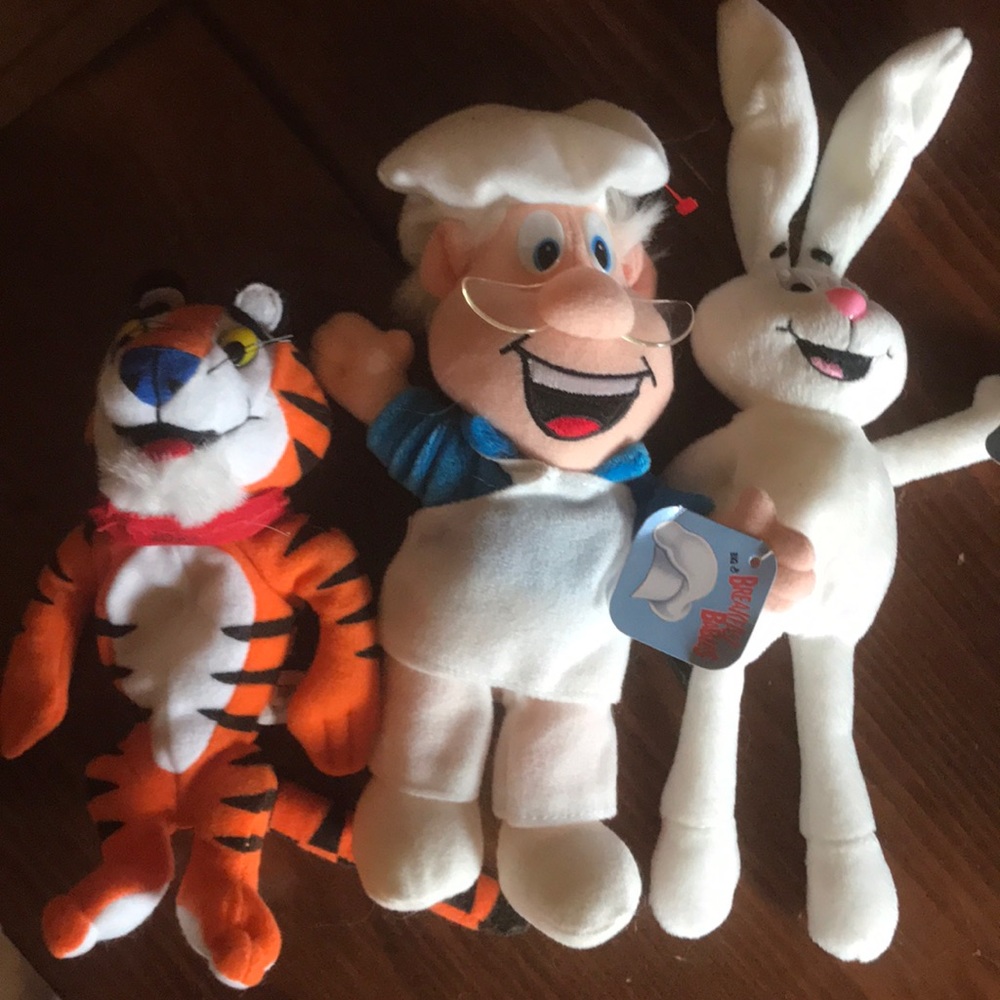 Tiny Tiger Trix Rabbit Wendell Baker Cereal Mascot